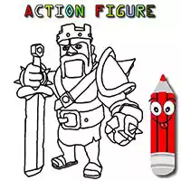 Actionfigur Ausmalen