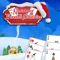Christmas Freecell Solitaire game screenshot