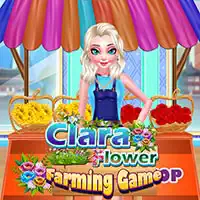 Juego De Agricultura De Flores Clara