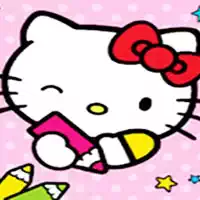 Colora E Dipingi Per Numero Con Hello Kitty