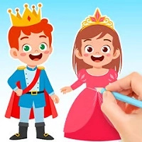 coloring_book_prince_and_princess თამაშები