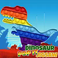 Puzzle Pop It Dinosaure