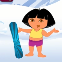 dora_ski_dress_up თამაშები