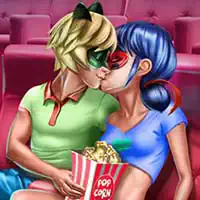 Dotted Girl Cinema Flirting