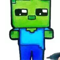 Easy Kids Coloring Minecraft