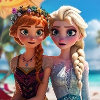 elsa_and_anna_beach_selfie Spiele