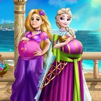 elsa_and_rapunzel_pregnant_bffs Játékok