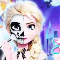 Hình xăm tiệc Halloween của Elsa