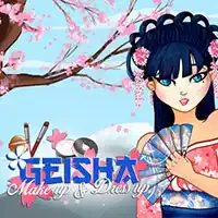 Maquiagem e vestimentas de geisha