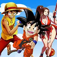 Goku, Luffy E Mai Run