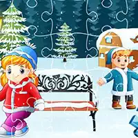 Happy Winter Jigsaw Game