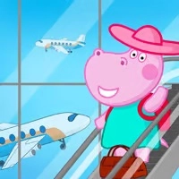 hippo_family_airport_adventure بازی ها