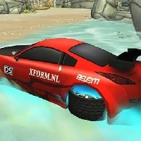 Ongelooflijke Water Surfen: Auto Race Spel 3D