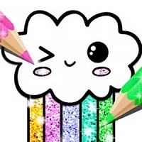 kawaii_coloring_book_glitter Spellen