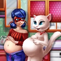 lady_and_kitty_pregnant_bffs Hry