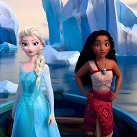 land_vs_sea_moana_vs_elsa Խաղեր