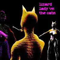 lizard_lady_vs_the_cats ເກມ