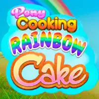 小马做彩虹蛋糕