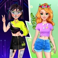 princesses_cyber_robot_vs_nature เกม