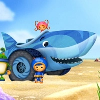 shark_car_race_to_the_ferry เกม