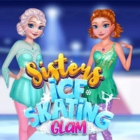 sisters_ice_skating_glam Oyunlar