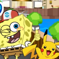 sponge_bob_pokemon_go بازی ها