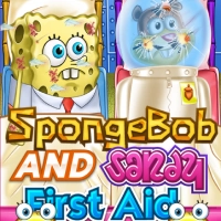 Spongebob Y Sandy Primeros Auxilios