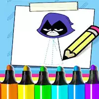 teen_titans_go_how_to_draw_raven ゲーム