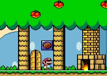 Een Heel Super Mario-Wereld schermafbeelding van het spel