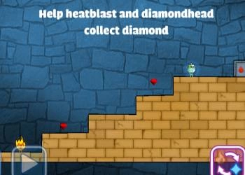 ダイヤモンドと消防士の冒険 ゲームのスクリーンショット