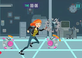 Агент Curiosa Срещу Rogue Robots екранна снимка на играта