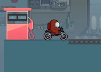 Entre Nosotros Carrera De Bicicletas captura de pantalla del juego