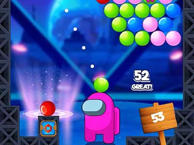 Mezi Námi Bubble Shooter snímek obrazovky hry