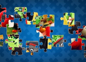 Puzzle Sotto Zero Di Angry Birds screenshot del gioco