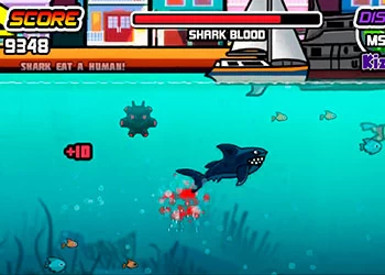 Angry Shark Online captură de ecran a jocului