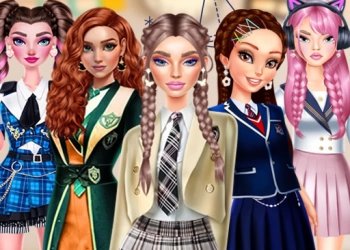 De Volta às Aulas: Edição de Uniformes captura de tela do jogo