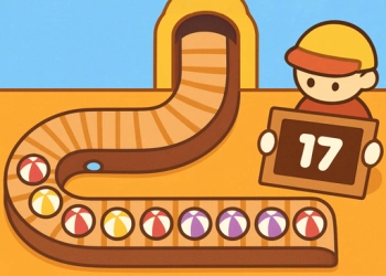 Упорядочение шариков скриншот игры