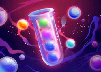 Ballen sorteren schermafbeelding van het spel