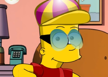 Oblékání Barta Simpsona snímek obrazovky hry