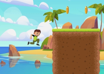 Ben 10 Island Run თამაშის სკრინშოტი