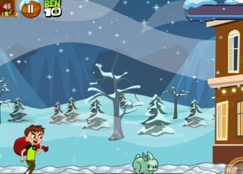 Ben 10: The Christmas Run skærmbillede af spillet