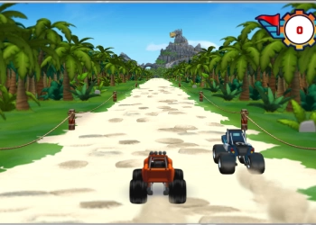 Blaze: Dragon Island Race captură de ecran a jocului