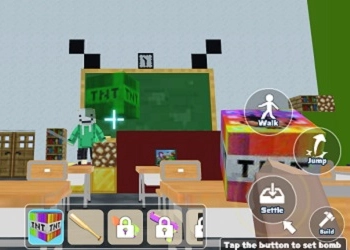 Sekolah Block Craft 3D tangkapan layar permainan