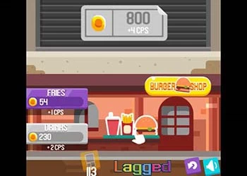 Burger Clicker στιγμιότυπο οθόνης παιχνιδιού