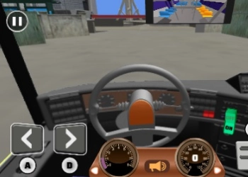 バスシミュレーター 運転 3D ゲームのスクリーンショット