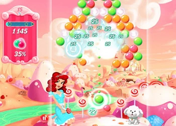 Candy Bubble captură de ecran a jocului