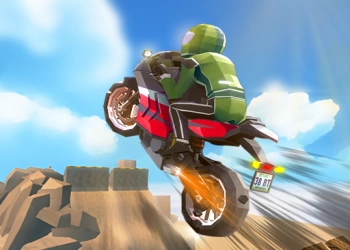 Cartoon Moto Stunt game screenshot