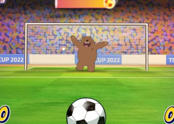 Partido De Fútbol De La Red De Dibujos Animados captura de pantalla del juego
