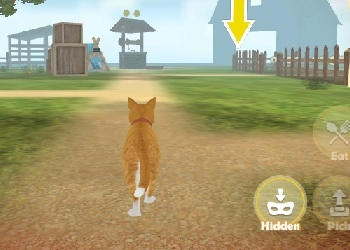 Cat Simulator Online skærmbillede af spillet