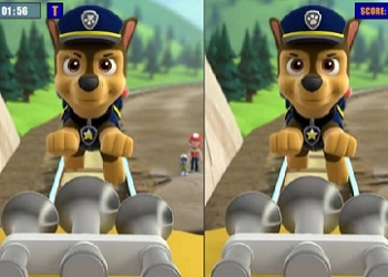 Jage Die Unterschiede Bei Paw Patrol Spiel-Screenshot